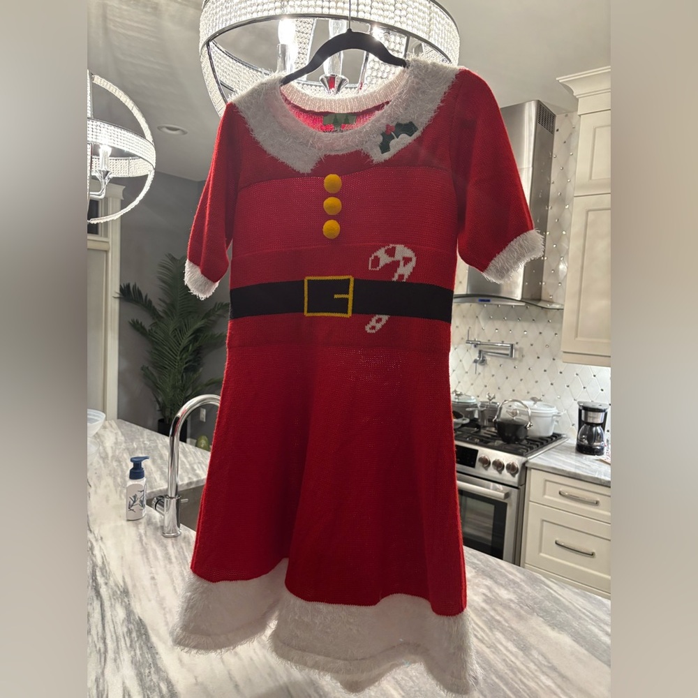 Christmas day holiday🎄 festive 🎄dress size large knit party wear as well🌲🎄